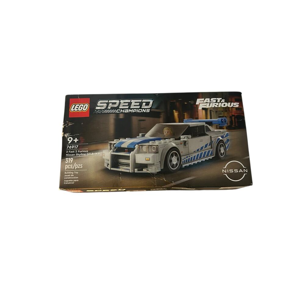 LEGO 76917 Nissan Skyline GT-R 2 Fast 2 Furious – New Sealed, Some Box Damage